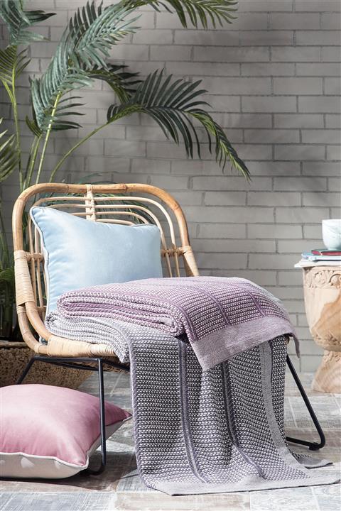 Yataş Bedding Lavandin Koltuk Şalı - Mor