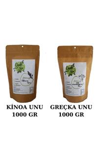 SadeKuru Glutensiz Çiğ Karabuğday (GREÇKA) Unu 1000 gr Glutensiz Kinoa Unu 1000 gr