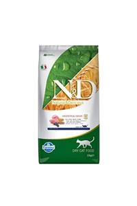 N&D Düşük Tahıllı Kuzu Etli Yaban Mersinli Yetişkin Kedi Maması 10 kg