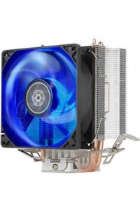 SilverStone Kr03 Intel & Amd Uyumlu, 9cm Mavi Led Fanlı, Kule Tipi Işlemci Soğutucu (Sst-kr03)