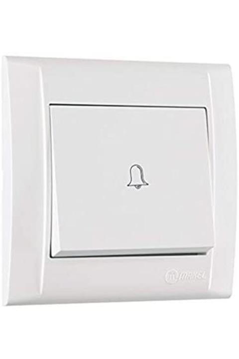 MAKEL Defne Beyaz Zil Butonu