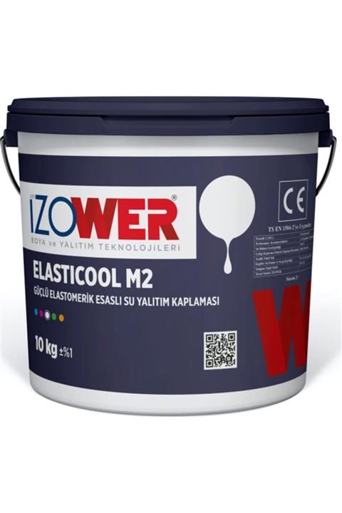 izower M2 Güçlü Elastomerik Su Yalıtım Malzemesi (10 kg ) - Gri