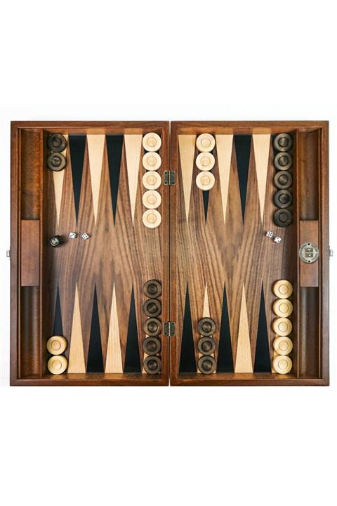 SARAY TAVLA Ceviz Ahşap Tavla Takımı