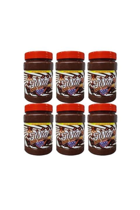 FitNut Şekersiz Çikolatalı Yer Fıstığı Ezmesi 800 Gr X 6 Adet