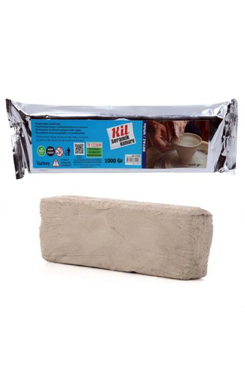 Hobialem Seramik Beyaz Kil Hamuru 1000 gr