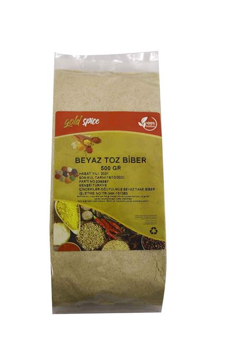 gold spice Beyaz Toz Biber 500 Gr