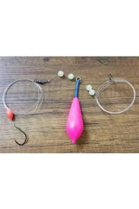 Hunter Eyes Fosforlu Surf Kurşunlu Çipura Takımı Sonsuz Gezer 75 Gr