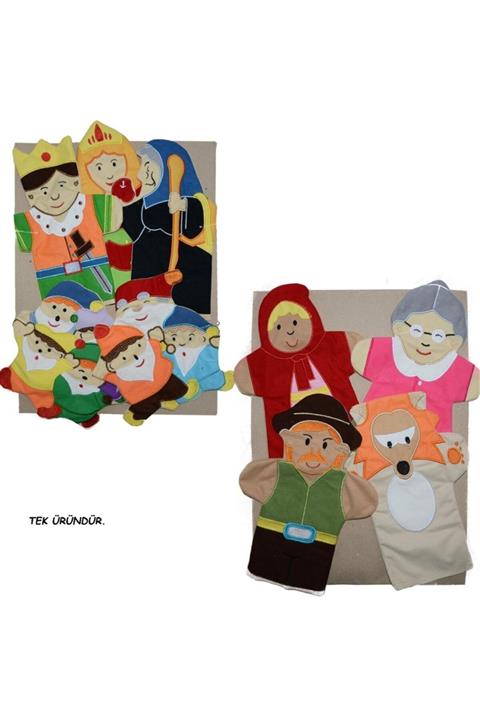 Nissir And-5004 Masal Kahramanları Kukla Seti