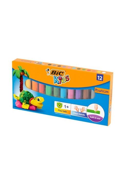 Bic Plastelina Kurumayan Oyun Hamuru 12 Renk
