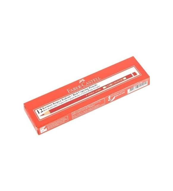 Faber Castell Kırmızı Kopya Kalemi 12 Adet