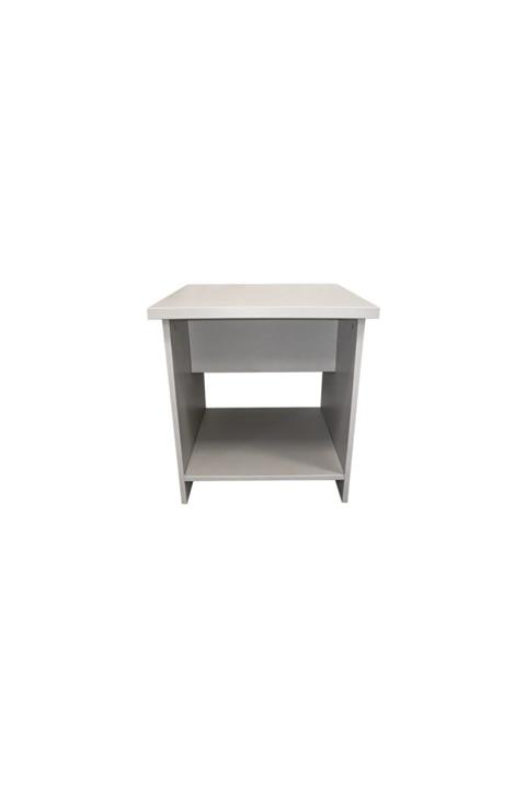 Modülya Toprak Ofis Sehpası Açık Gri