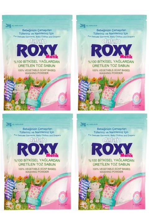 Dalan Roxy Matik Sabun Tozu 2kg Bahar Çiçekleri 4 Lü Set (264 YIKAMA)