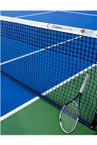 ÖZBEK Spor Tenis Filesi 4mm Nylon Double Decker Profesyonel 12.80mt