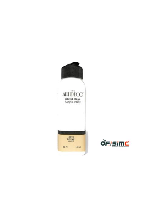 Artdeco 140ml Beyaz Akrilik Boya 3619
