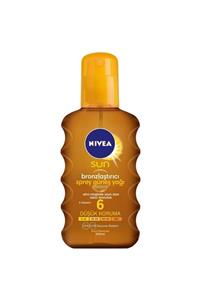 Nivea Sun Bronzlaştırıcı Sprey Güneş Yağı Gkf 6 200ml