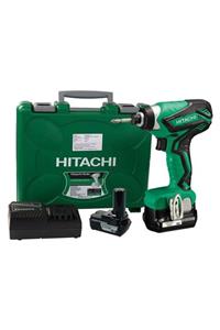 HITACHI Wh10Dal 10.8Volt/1.5Ah Li-Ion Çift Akülü Profesyonel Darbeli Tornavida