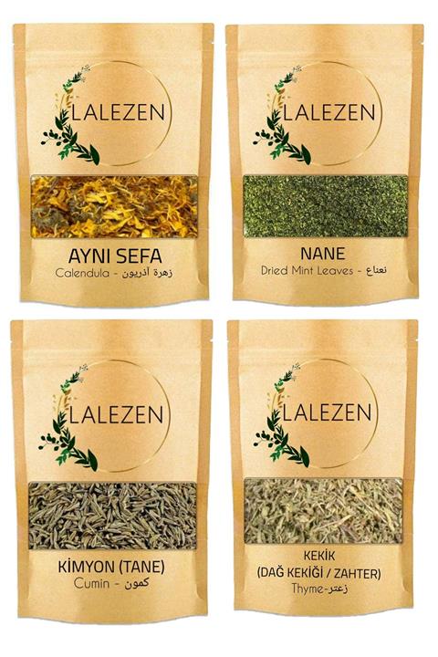 LALEZEN Mide Rahatlatıcı/gastromix Tea - 250 Gr Aynısefa - 250 Gr Nane - 250 Gr Dağkekiği - 250 Gr Kimyon