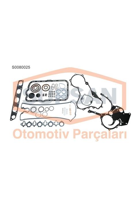 ÖZGÜÇYEDEK Motor Takım Contası Kecelı Supap Lastıklı Sılındır Kapaksız Master 2,5 Dcı 16v (