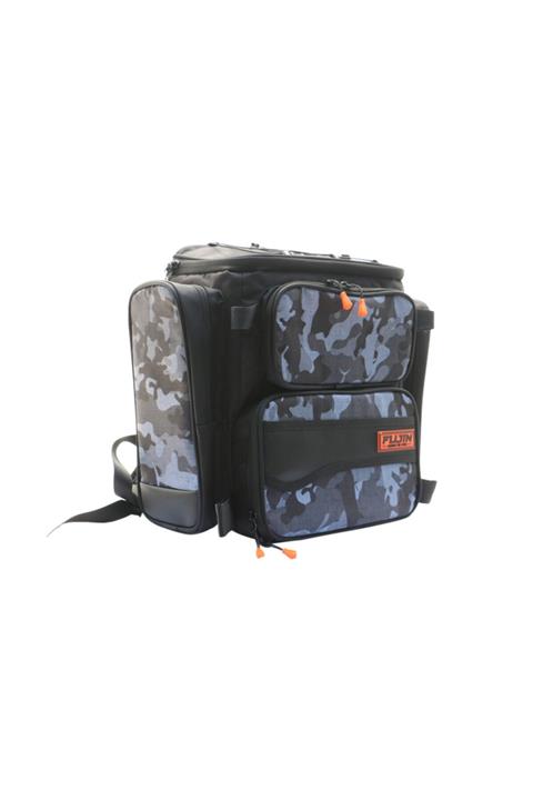 Fujin Black Camo Back Pack - Balıkçı Sırt Çantası