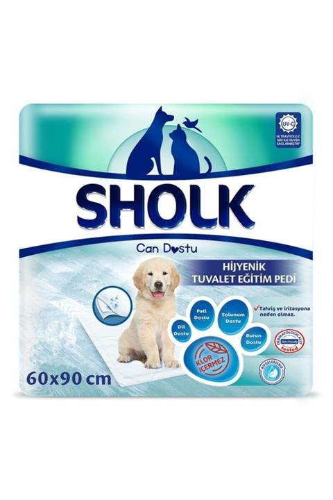 Sholk Evcil Hayvan Hijyenik Tuvalet Eğitim Pedi 60x90 Cm 10' Adet