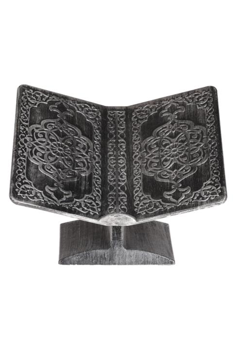 İslam Yayın Hediyelik Masaüstü Rahle Desenli Model Gümüş Renk