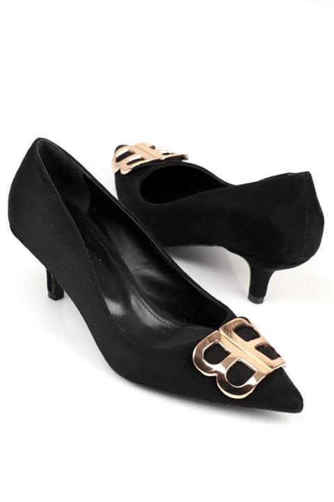 Capone Outfitters Capone Orta Topuklu Bb Tokalı Sivri Burunlu Stiletto