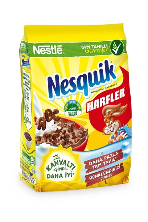 Nesquik Harfler Çikolatalı Tahıl Gevreği 310 G