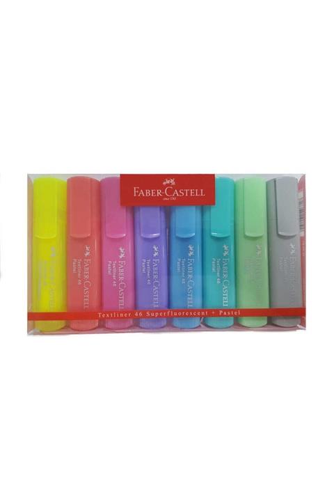 Faber Castell Fosforlu Kalem 8'li 1546