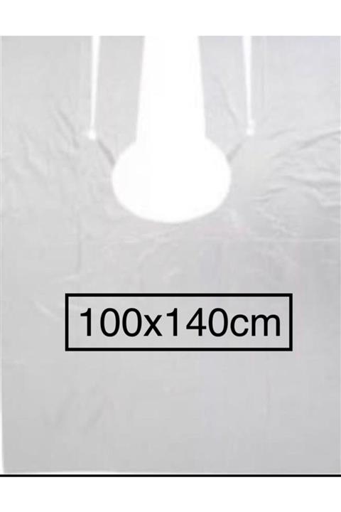 gürbey pazarlama Tek Kullanımlık Berber Kuaför Naylon Kesim Önlüğü Bantlı 500 Adet