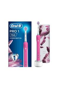 OralB Pro 750 Şarj Edilebilir Diş Fırçası Pembe Özel Seri Seyahat Kabı