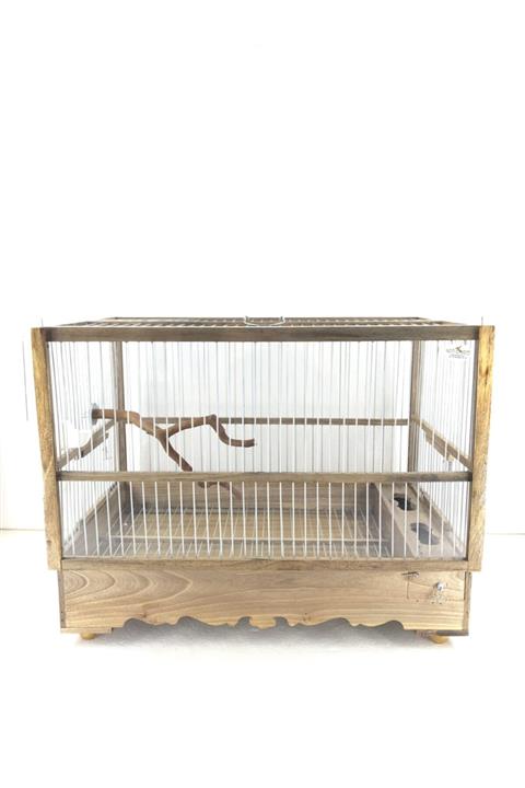 naturbird Buyuk Teos Pleksı Korumalı Ahşap Kafes