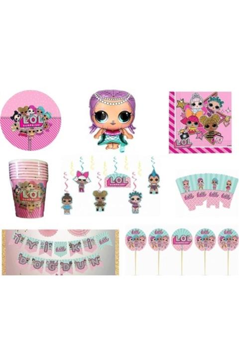 LOL 16 Kişilik Doğum Günü Seti
