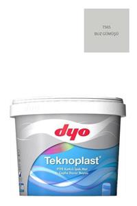 Dyo Teknoplast Teflonlu Antibakteriyel Ipek Mat Iç Cephe Duvar Boyası 7565 Buz Gümüşü 7,5 Lt