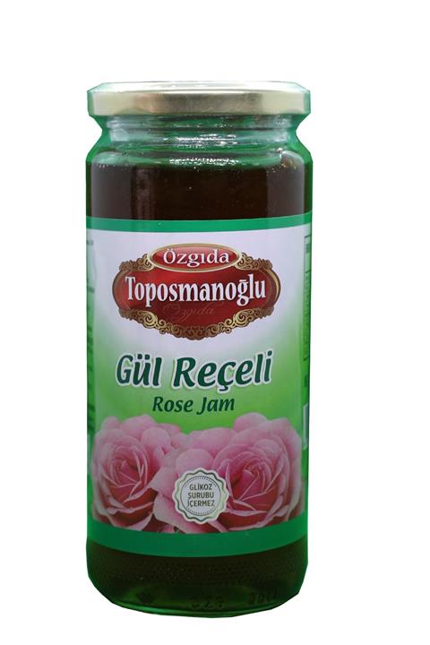 Toposmanoğlu Doğal Gül Reçeli - 600 Gram
