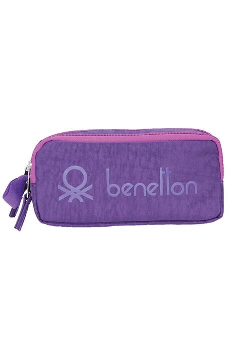 Benetton United Colors Of Çift Gözlü Kalem Çantası 70015 Mor