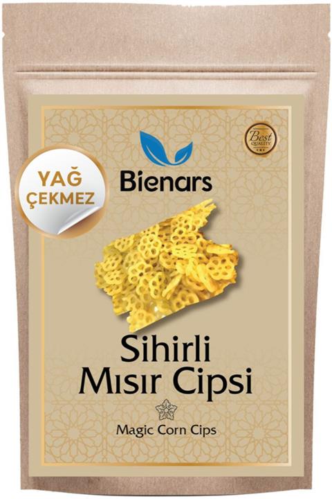 Bienars Sihirli Mısır Cipsi Sade Çiçek Yağda Büyüyen 250 gr