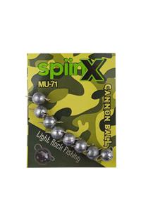 SpiinX Cannon Ball Jig Head Kurşunu Ham Boyasız 2.5 g