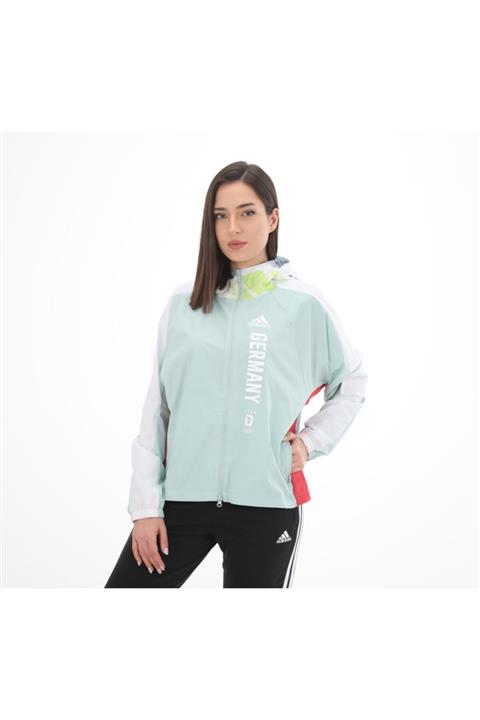 adidas Fs0074-k Ger Wnd Jkt W Grntnt Kadın Yağmurluk-rüzgarlık Açık Mavi