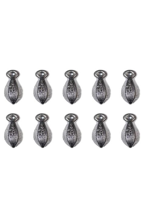 Çiftçi Av Malzemeleri 40 gr Armut Dip Kurşunu 10 Adet Kolay Eriyen Kurşun