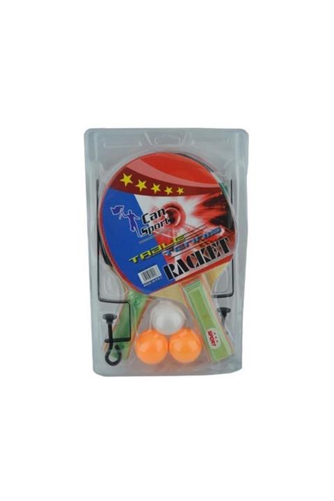 tenis dünyası Masa Tenis Seti 2 Raket 3 Top Ve File