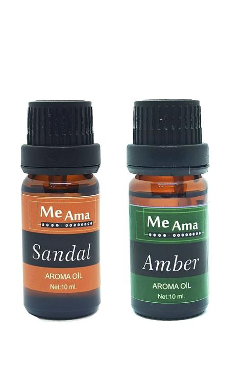 Me Ama Sandal Ve Amber Uçucu Yağ Buhurdanlık Yağı Aromaterapi Yağ Difizör Esansı Buhur Yağ Oda Kokusu