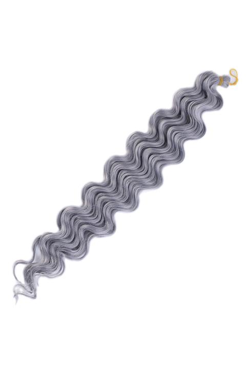 Esperer Su Dalgası Saç - Orta Ton Gri