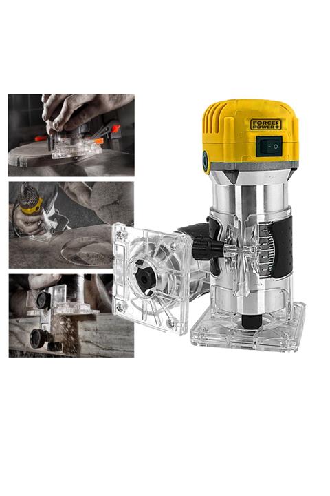 forces power Forces&power Metal Şanzıman Elektrikli El Frezesi Avuç Içi Freze Tıraşlama Düzleme Makinasi 6mm