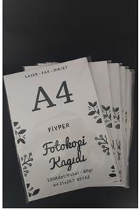 FİYPER A4 Fotokopi Kağıdı 80gr 100'lü 3 Adet