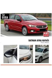 ünlütürkotoaksesuar Fiat Egea Yarasa Ayna Kapağı Batman Piano Black Parlak Siyah