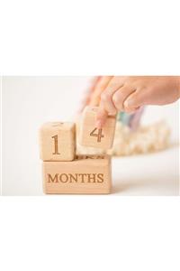 YEDİCE OYUNCAK Ahşap Oyuncak Anı Küpleri / Wooden Babymilestone Blocks