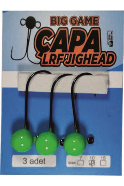 ÇAPA KURŞUN Çapa Jıghead Bıg Game Colored Yeşil - 10 Gr
