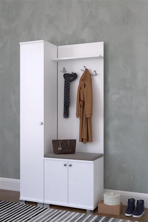 Remaks şirince portmanto beyaz