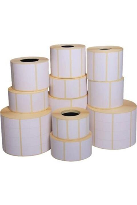 mtbarkod Zebra & Argox - 100mm X 50mm Termal Etiket, 500'lik Rulo 5-rulo