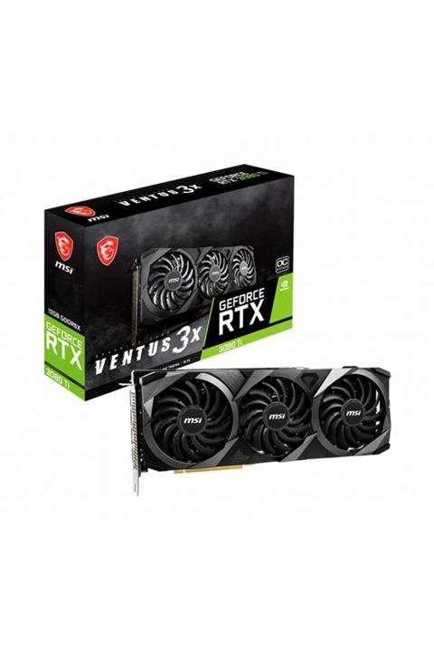 MSI Vga Geforce Rtx 3080 Tı 12gb 384bıt Ekran Kartı Rtx 3080 Tı Ventus 3x 12g Oc
